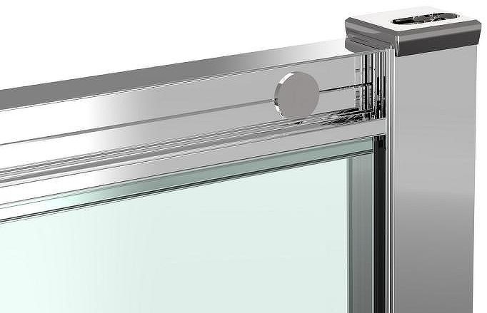 Душевой уголок Timo Altti 90х90 ALTTI-609C профиль Хром стекло прозрачное