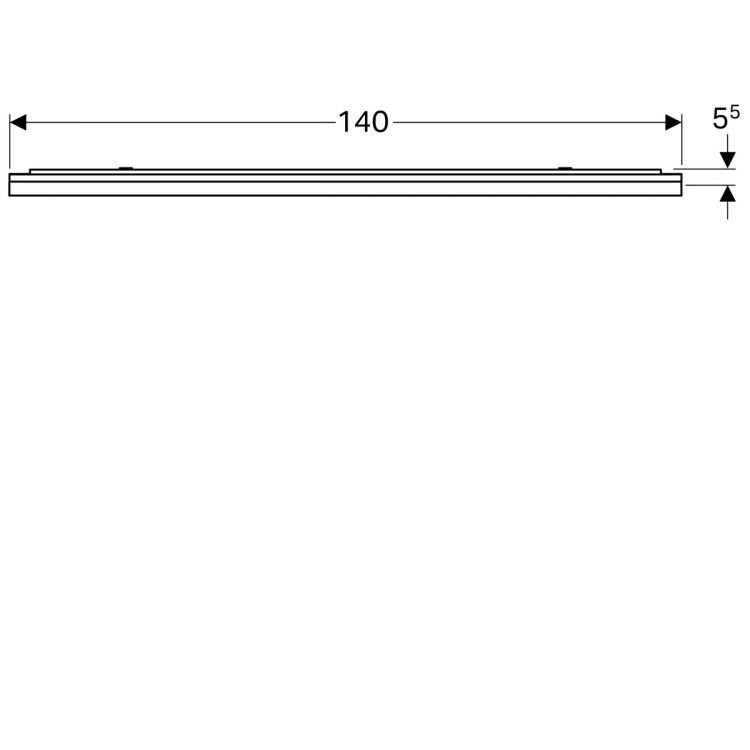 Зеркало Geberit Xeno? с подсветкой 140х70х5.5 [500.203.00.1]