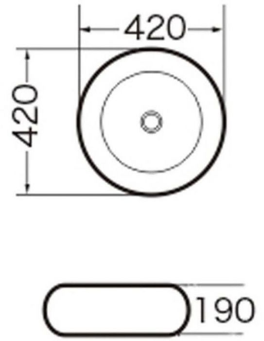Раковина-чаша Grossman 42 GR-3010 Белая