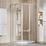 Душевой уголок Ravak Supernova SKCP4-90 90x90 3117OU02Z1 профиль Сатин стекло Transparent