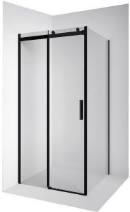 Душевой уголок Ambassador Benefit 120x120 19021201HB-120HB профиль Черный стекло прозрачное