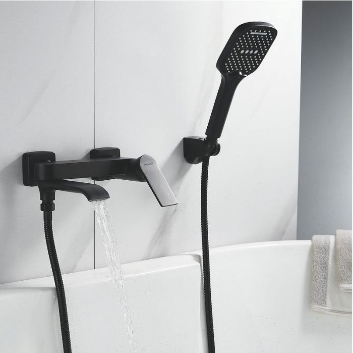 Смеситель для ванны Shevanik S4102H цвет Черный