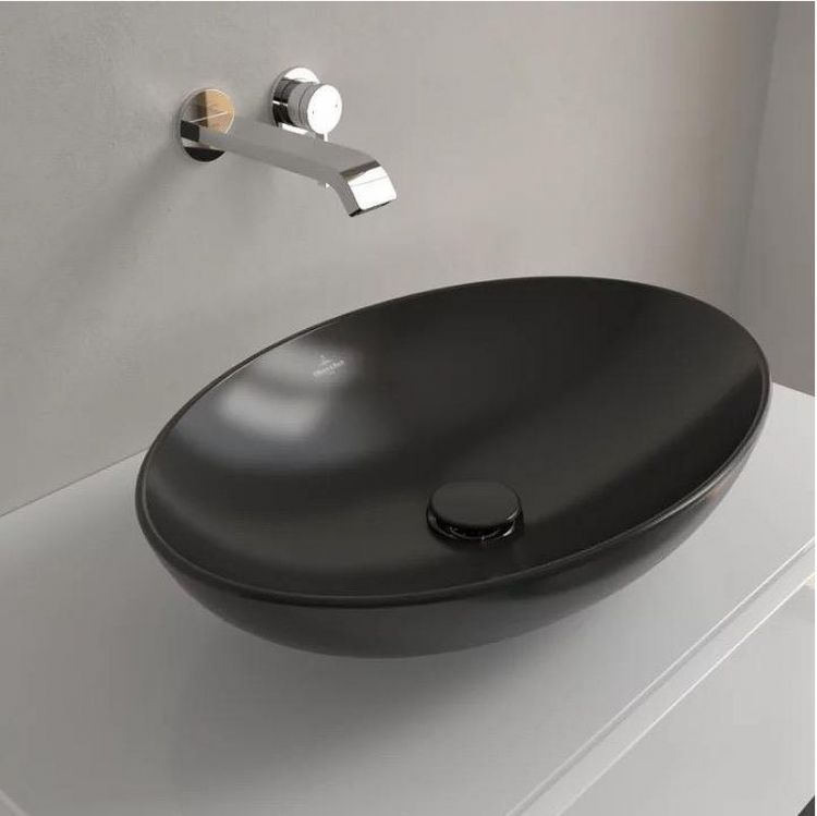 Раковина-чаша Villeroy&Boch Loop & Friends 56 4A4701R7 цвет Pure Black