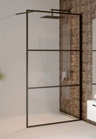 Душевая перегородка RIHO GRID GB400 140 L/R, GB4140000 Душевая перегородка RIHO GRID GB400 140 L/R, GB4140000