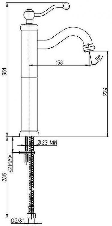 Смеситель для раковины Paini Duomo 88CR205LL Хром Смеситель для раковины Paini Duomo 88CR205LL Хром