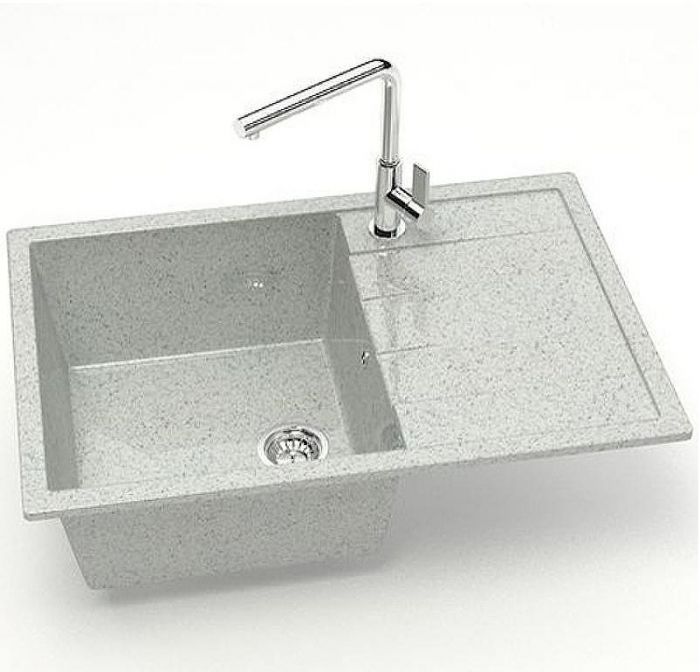 Кухонная мойка Bergg Z161 B161Q010 Светло-серая