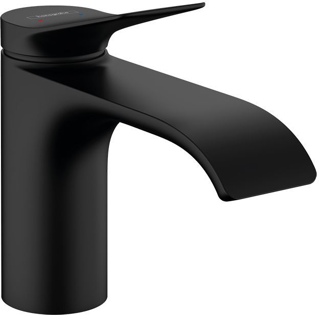 Hansgrohe Vivenis Смеситель для раковины, на 1 отв., с донным клапаном, цвет: черный матовый