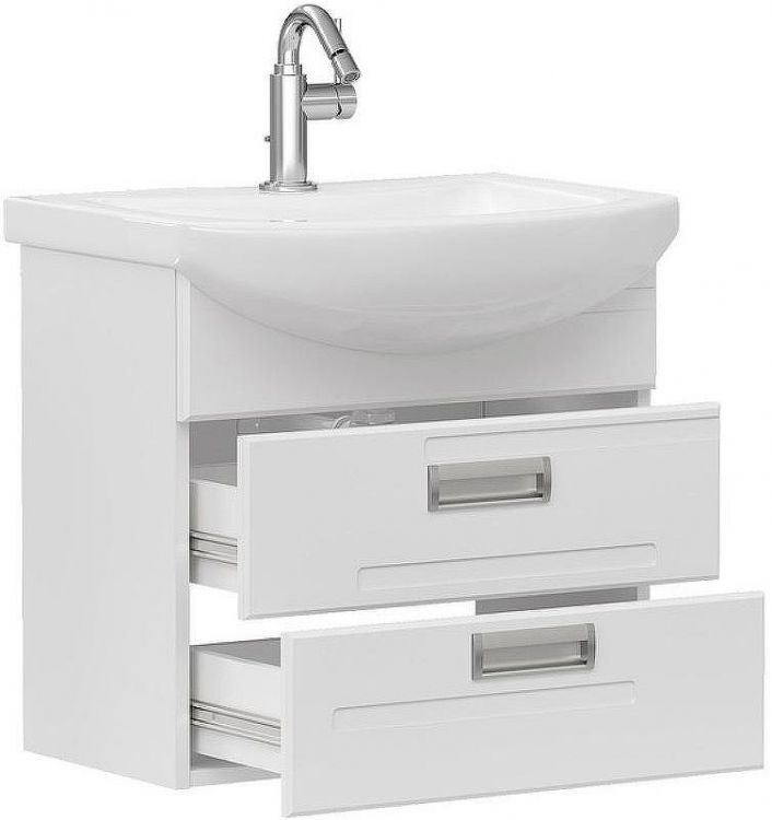 Тумба под раковину Volna Joli 60.2Y tpJOLI60.2Y-01 подвесная Белая