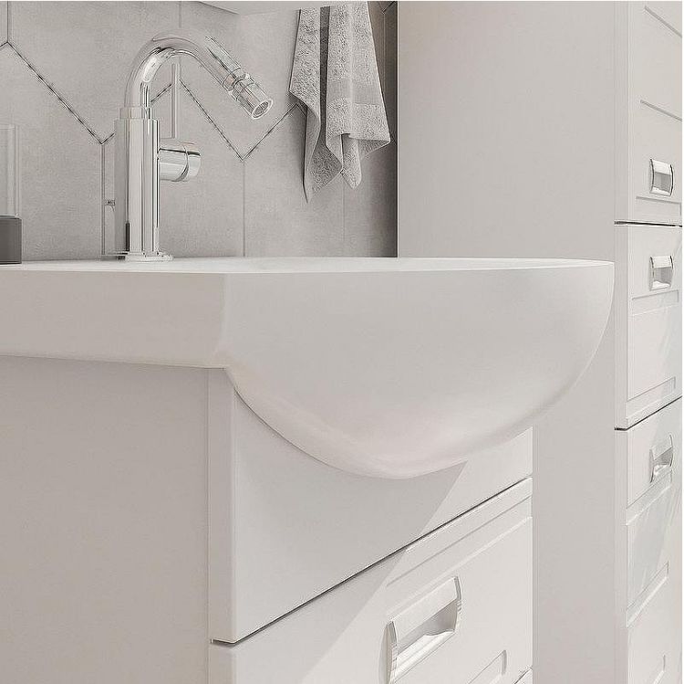 Тумба под раковину Volna Joli 60.2Y tpJOLI60.2Y-01 подвесная Белая