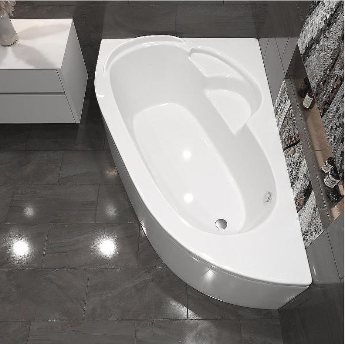 Акриловая ванна Corpa Nera Siena 150x100 R CN05003WHR без гидромассажа