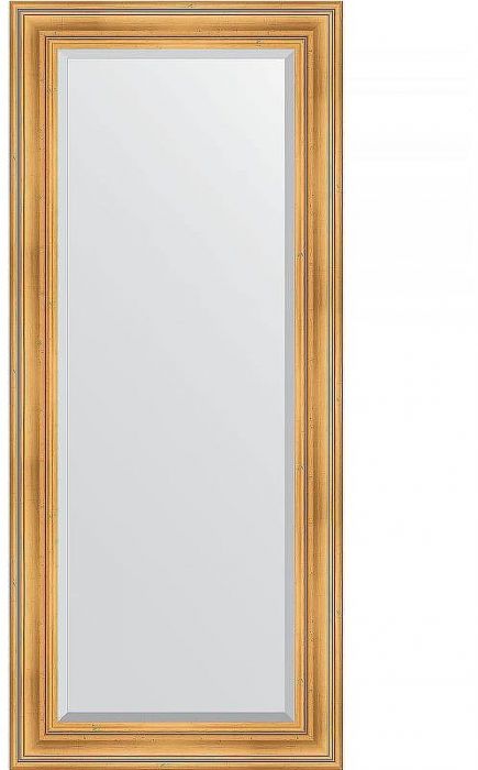 Зеркало Evoform Exclusive 159х69 BY 3574 с фацетом в багетной раме - Травленое золото 99