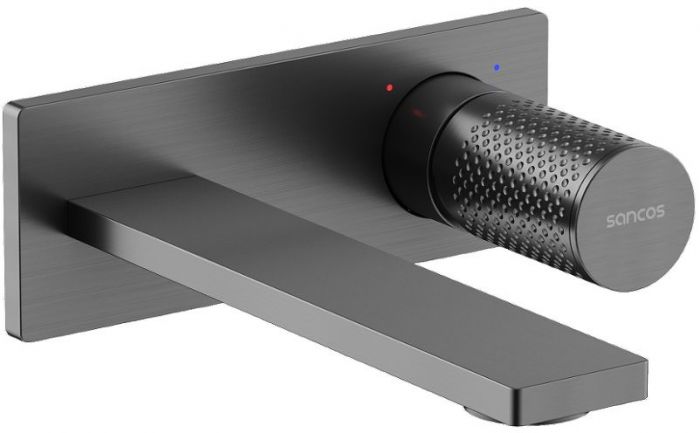 Смеситель для раковины Sancos Nexus SC9013GG Вороненая сталь