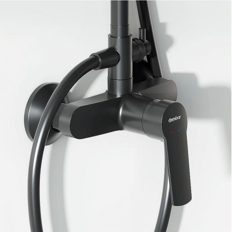 Душевая система Damixa Jupiter 977710300 Черная матовая Душевая система Damixa Jupiter 977710300 Черная матовая