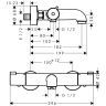 Hansgrohe Ecostat Термостат для ванны Ecostat 1001 CL, ВМ, цвет: хром