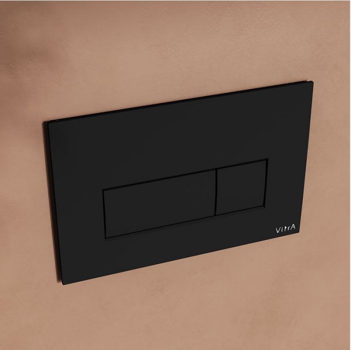 Клавиша смыва Vitra Root Square 740-2311 Черная матовая