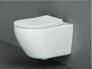 Подвесной унитаз CERAMICANOVA PEARL (безободковый) CN8001