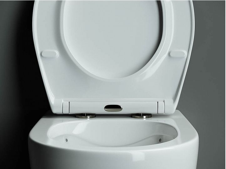 Подвесной унитаз CERAMICANOVA PEARL (безободковый) CN8001