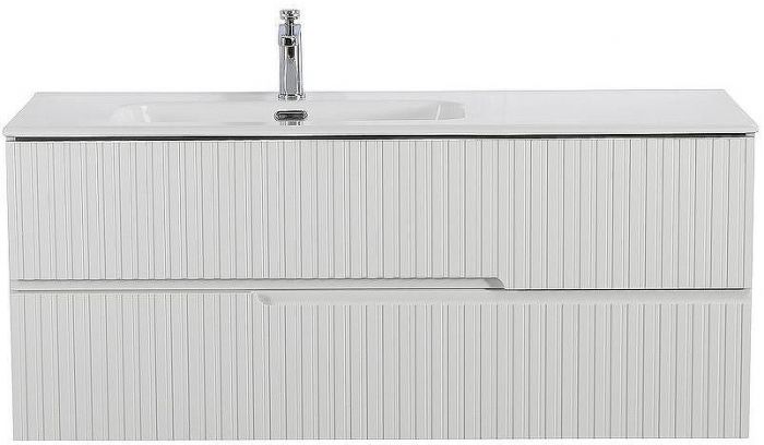 Тумба под раковину Cezares Duet-N 120 L DUET-N-1200-2C-SO-BL-L подвесная Bianco Lucido