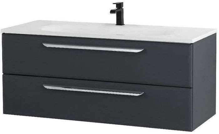 Тумба под раковину Cezares Eco 120 ECO-1200-2C-SO-GR-P подвесная Grafito