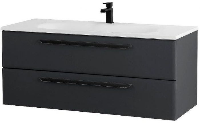 Тумба под раковину Cezares Eco 120 ECO-1200-2C-SO-GR-P подвесная Grafito