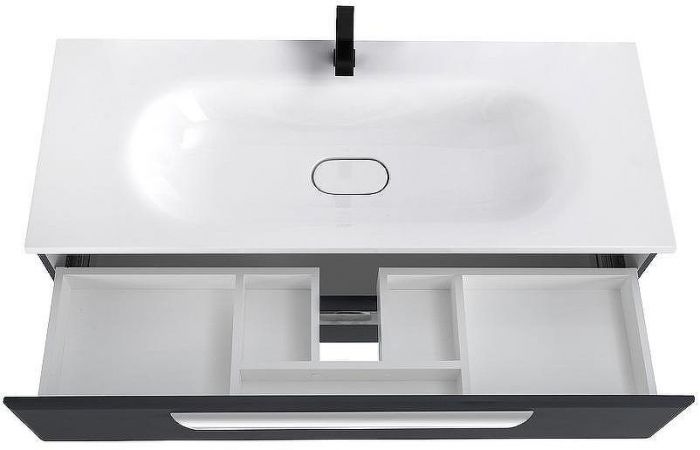 Тумба под раковину Cezares Eco 120 ECO-1200-2C-SO-GR-P подвесная Grafito