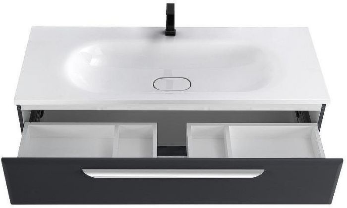 Тумба под раковину Cezares Eco 120 ECO-1200-2C-SO-GR-P подвесная Grafito