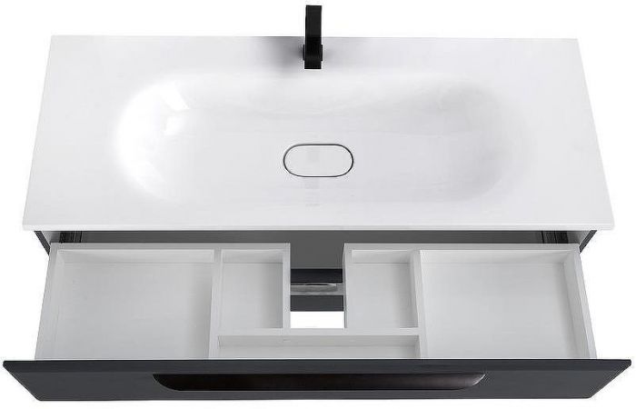Тумба под раковину Cezares Eco 120 ECO-1200-2C-SO-GR-P подвесная Grafito