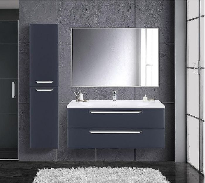 Тумба под раковину Cezares Eco 120 ECO-1200-2C-SO-GR-P подвесная Grafito