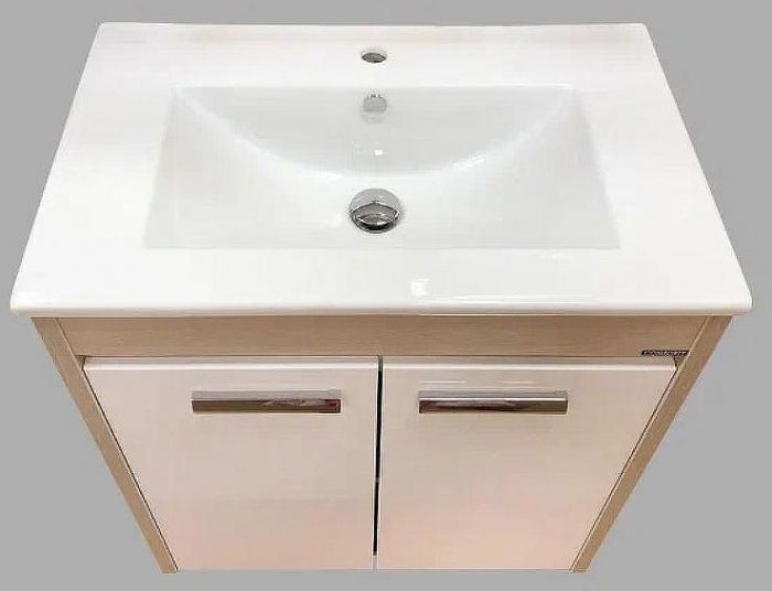 Тумба с раковиной Comforty Тулуза 75 00003132328 Сосна лоредо