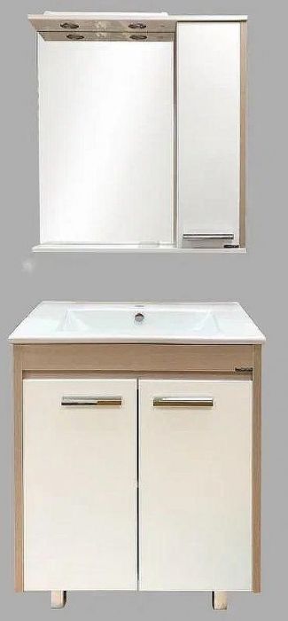 Тумба с раковиной Comforty Тулуза 75 00003132328 Сосна лоредо