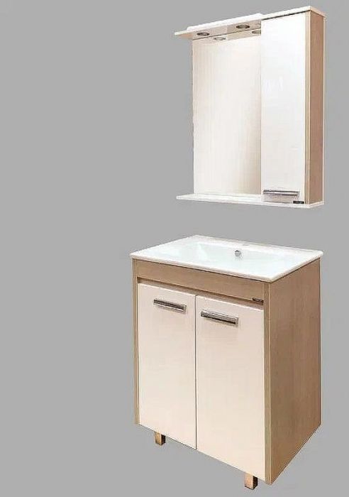 Тумба с раковиной Comforty Тулуза 75 00003132328 Сосна лоредо