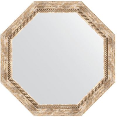 Зеркало Evoform Octagon 68х68 BY 7321 в багетной раме - Прованс с плетением 70