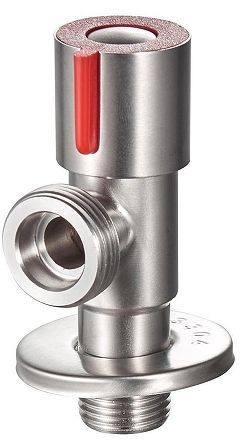 Запорный вентиль Ростовская Мануфактура Сантехники SUS124KR-1/2*3/4 угловой Нержавеющая сталь