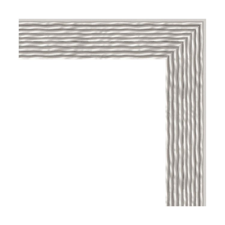 Зеркало EVOFORM DEFENITE BY 3198 61x111 волна алюминий 46 мм в багетной раме Зеркало EVOFORM DEFENITE BY 3198 61x111 волна алюминий 46 мм в багетной раме