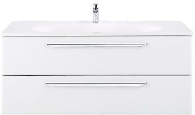 Тумба под раковину Cezares Eco 120 ECO-1200-2C-SO-BO подвесная Bianco Opaco