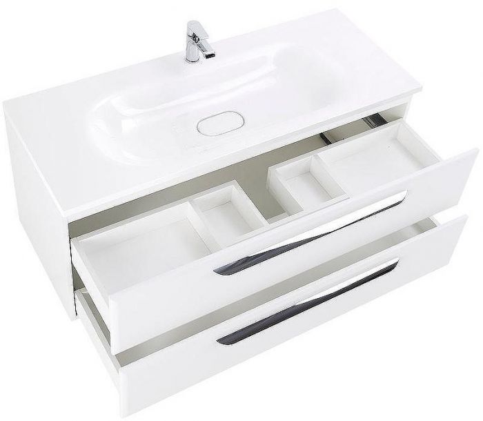 Тумба под раковину Cezares Eco 120 ECO-1200-2C-SO-BO подвесная Bianco Opaco