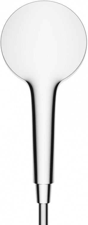 Душевая лейка SANCOS Luna, кнопочное управление, диаметр 120 мм, 3 режима, цвет хром/белый, SC6004CH