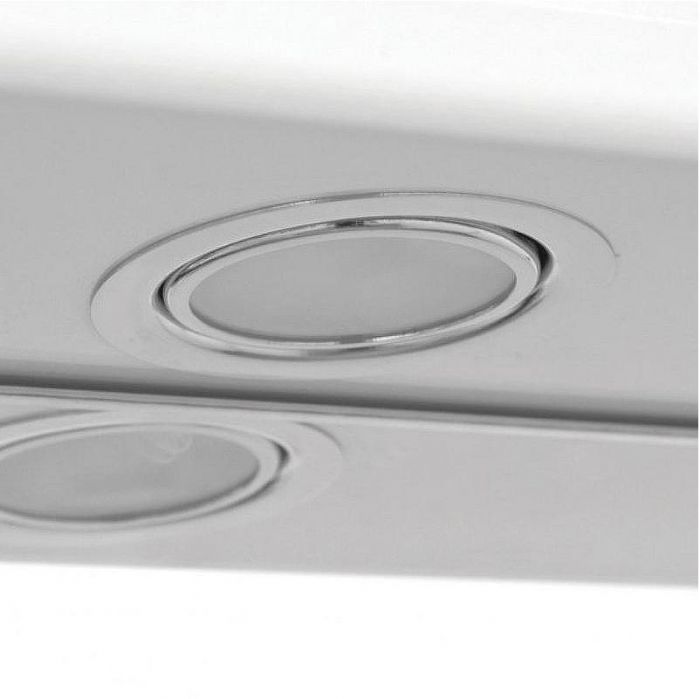 Зеркальный шкаф Style Line Жасмин 2 80 С Люкс ЛС-000010036 с подсветкой Белый глянец