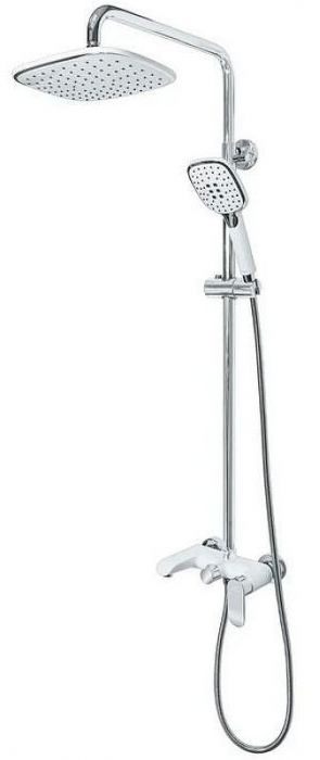 Душевая система Grocenberg GB7010WC Белая Хром