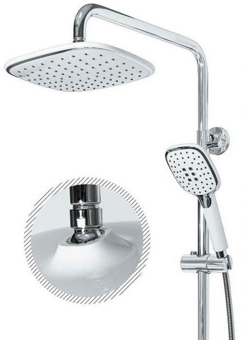Душевая система Grocenberg GB7010WC Белая Хром