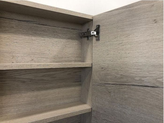 Зеркальный шкаф Comforty Парма 60 00004143488 Дуб дымчатый