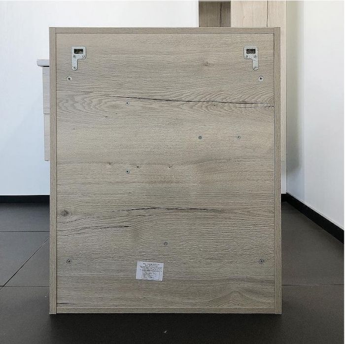 Зеркальный шкаф Comforty Парма 60 00004143488 Дуб дымчатый