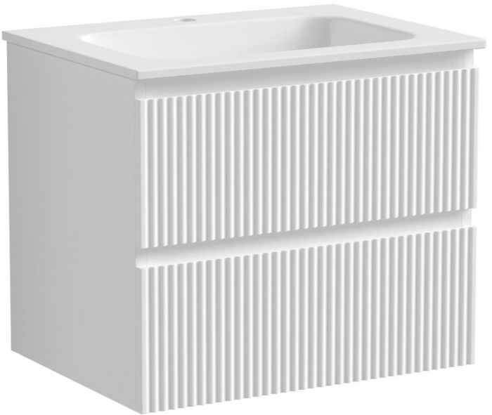 Тумба подвесная SANCOS под раковину Snob R, Bianco 590х445х500, SNR60W