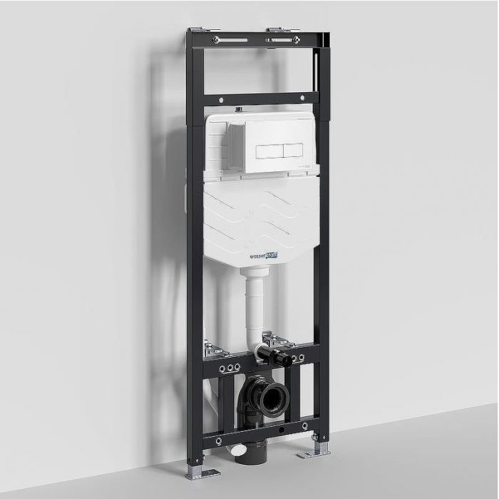 Инсталляция WasserKRAFT Alme 15TLT.010.ME.WH03 для унитаза с Белой клавишей смыва