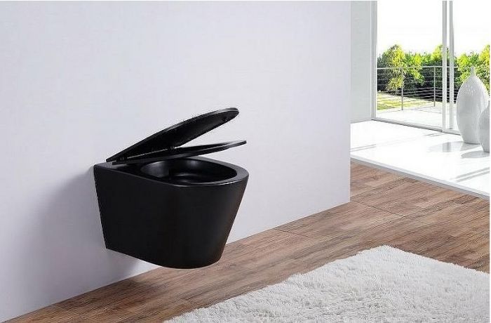 Унитаз Esbano Clavel ESUPCLAVBM подвесной Черный матовый с сиденьем Микролифт