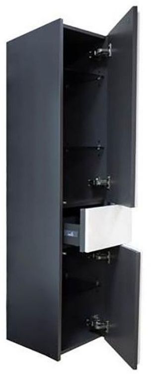 Шкаф пенал Roca Ronda 32 ZRU9302967 R подвесной Белый глянец Антрацит