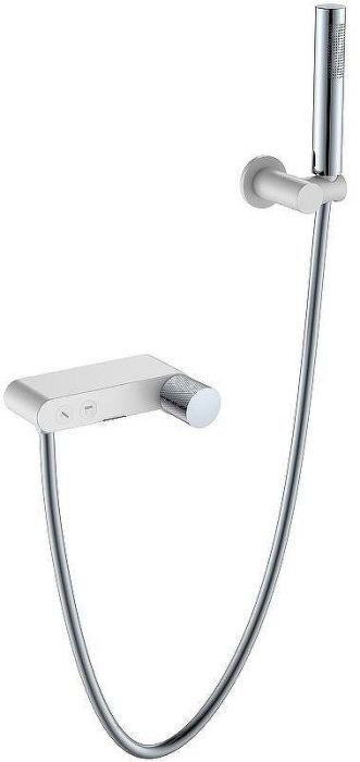 Смеситель для ванны Boheme Stick 123-WCR.2 Белый Хром