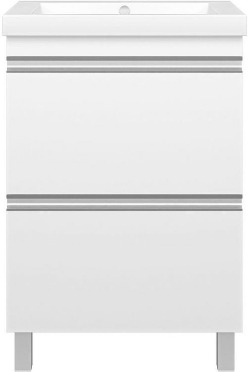 Тумба с раковиной Misty Ингрид 60 УТ000015039 Белая