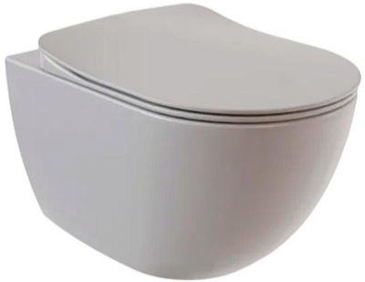 Унитаз Creavit Free FE322-11CG00E-0000 подвесной Холодный серый матовый без сиденья