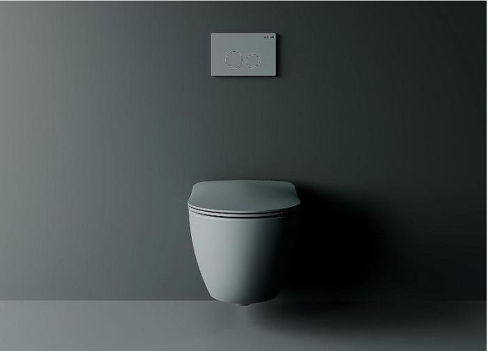 Унитаз Creavit Free FE322-11CG00E-0000 подвесной Холодный серый матовый без сиденья